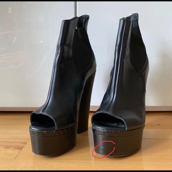 GIUSEPPI ZAGNOTTI open toe cut out wedges - Picture 5 of 5